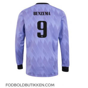 Real Madrid Karim Benzema #9 Udebanetrøje 2022-23 Langærmet